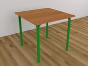 Стол для столовой квадратный,  столы для школьных столовых