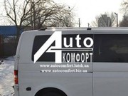 Задний салон,  правое стекло на Volkswagen Transporter Т-5 длин.база