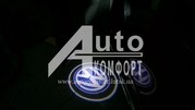 Установка лазерного LED проектора логотипа Вашего автомобиля