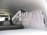 Шторы автj-ные в Mercedes-Benz Sprinter,  VW Crafter (2006серые с салаз