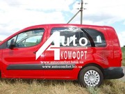 передний салон левое окно на авто Peugeot Partner,  Citroën Berlingo 08