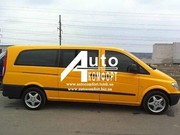 Задний салон,  правое стекло,   база (extra long) на  Mercedes Vito 04-