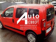 Задний салон,  левое стекло {под оригинал} на Fiat Fiorino,  Citroёn Nem