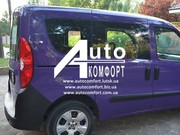 Задний салон,  правое окно,  короткая база {original} на Fiat Doblo 2010