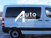 Задний салон,  правое окно,  короткая база на Mercedes-Benz Sprinter (06