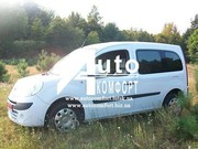 Установка (врезка) боковых автостекол на автомобиль Renault Kangoo 08