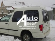 Задний салон,  левое окно на автомобиль VW Caddy,  Siat Inka (97-03